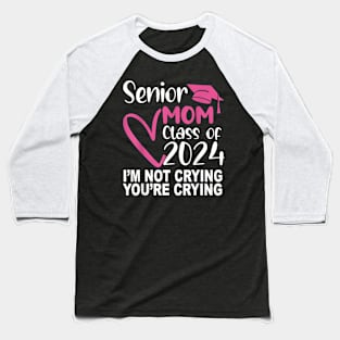 Senior Mom Class of 2024  Graduation Day 2024 Baseball T-Shirt